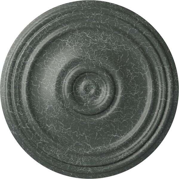 Ekena Millwork Reece Ceiling Medallion (Fits Canopies up to 6 3/4"), 21"OD x 1 1/4"P, Athenian Green Crackle CM21REAGC - main